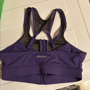 Woman’s HANDFUL “the closer” purple  Sports Bra